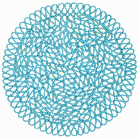 Safavieh 6 x 6 ft. Novelty Hand Knotted Round Area Rug Yellow & Blue NOV701C-6R